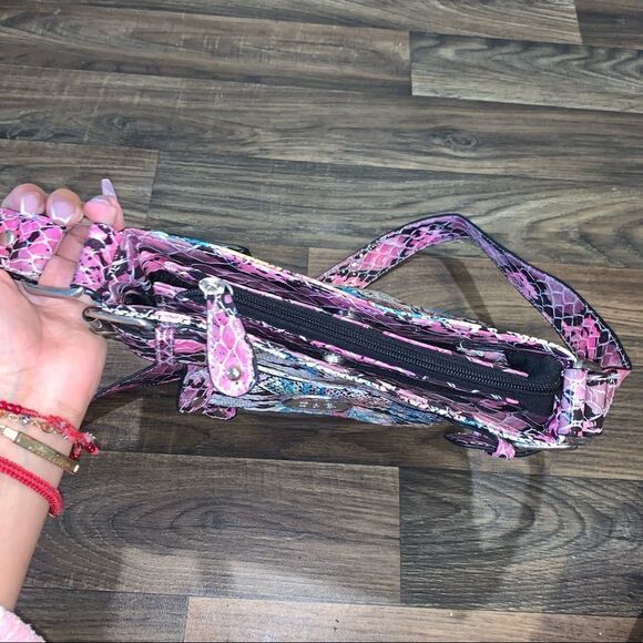 Colorful snakeprint fashion crossbody  - Picture 4 of 6
